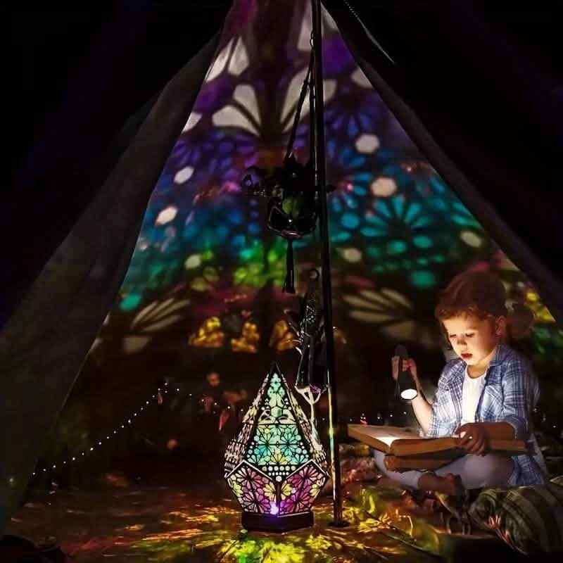 Bohemian Diamond Pole Star Projector Night Light
