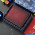 BULLCAPTAIN Men Genuine Leather Vintager RFID Blocking Anti-theft Wallet
