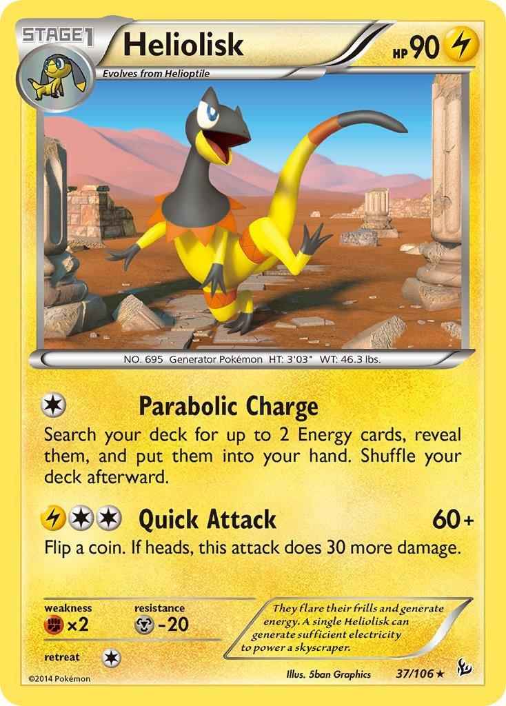 Heliolisk (37/106) (Theme Deck Exclusive) [XY: Flashfire]
