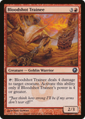 Bloodshot Trainee (SOM-085) - Scars of Mirrodin Foil