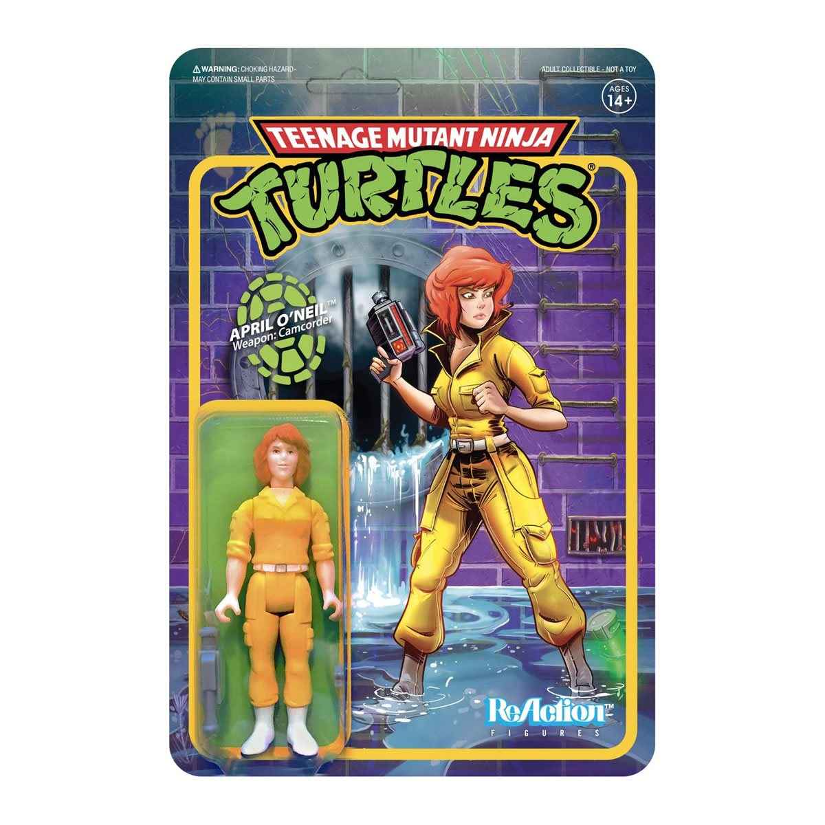 Teenage Mutant Ninja Turtles April O'Neil 3 3/4-Inch ReAction Figure