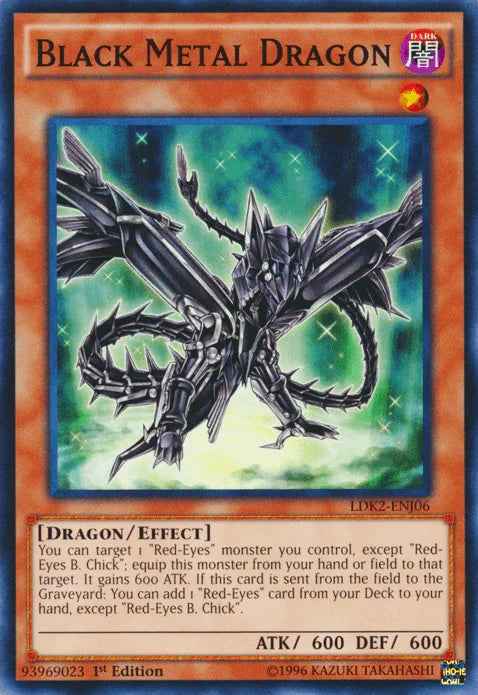 Black Metal Dragon [LDK2-ENJ06] Common