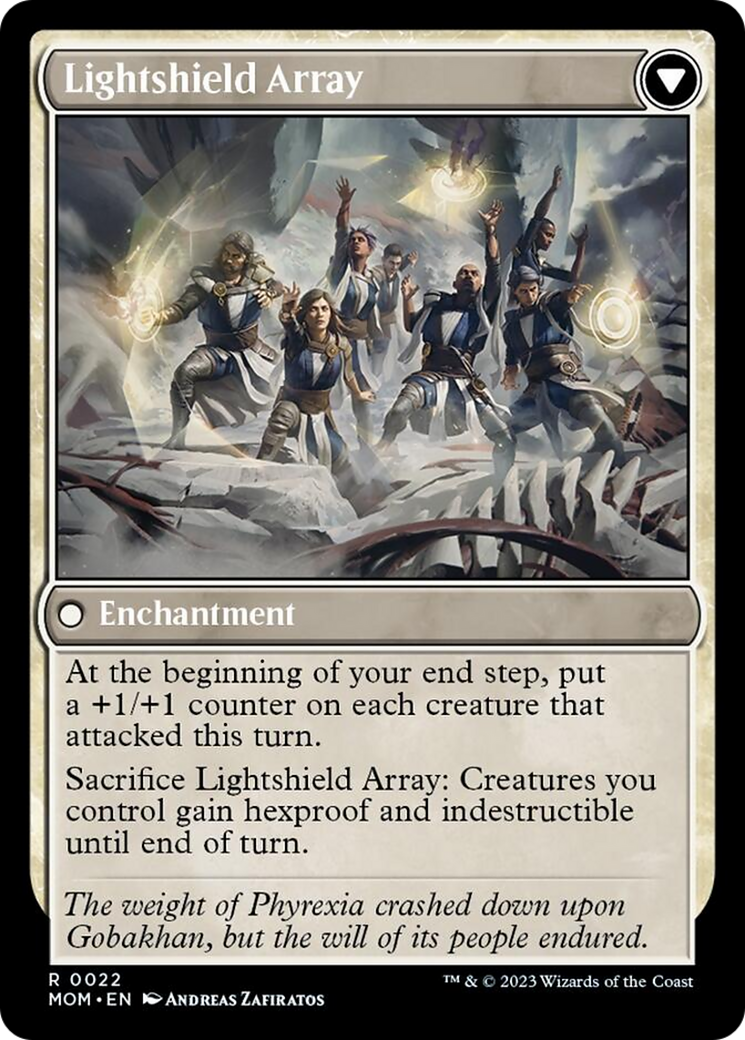 Invasion of Gobakhan // Lightshield Array (MOM-022) - March of the Machine