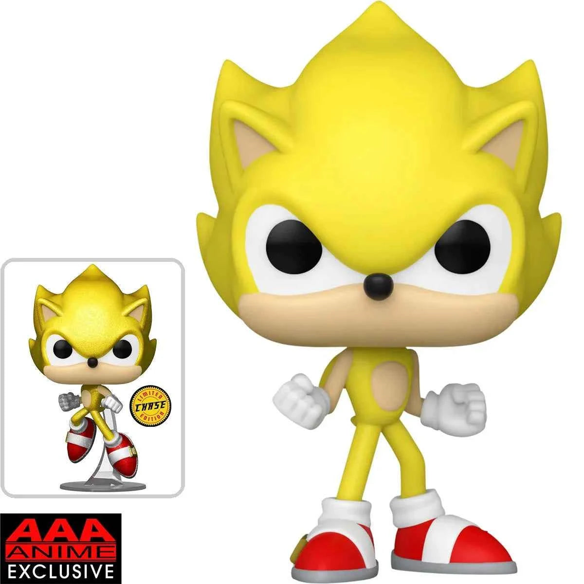 (PRE-ORDER) POP! Sonic the Hedgehog -  Super Sonic #923 AAA Anime Exclusive (Chase Bundle)