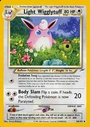 Light Wigglytuff (54/105) [Neo Destiny Unlimited]