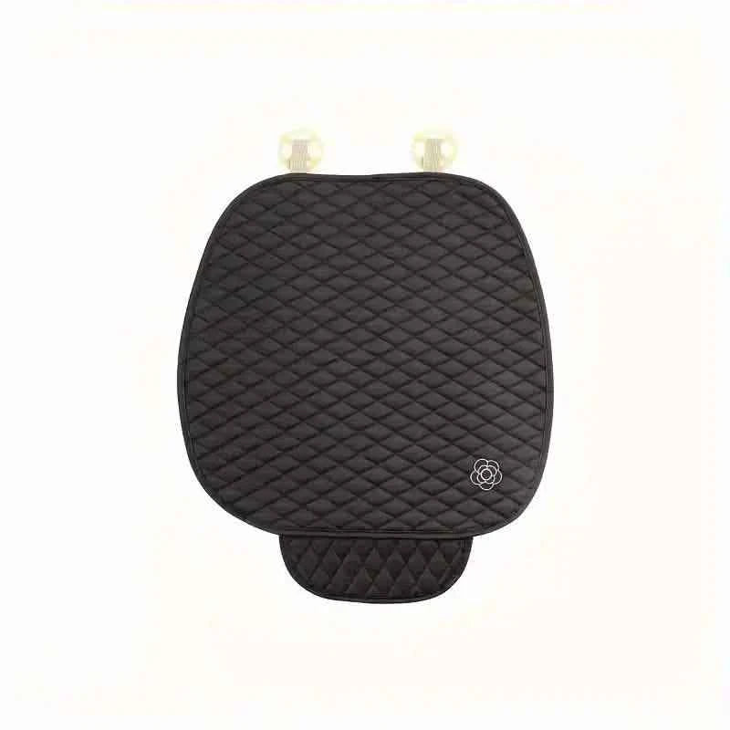Camellia Flower Breathable Skidproof And Durable Car Seat Cushion