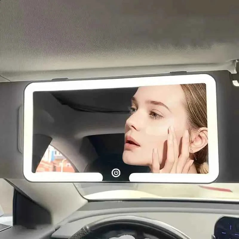 Car Mirror Vanity with LED Lights