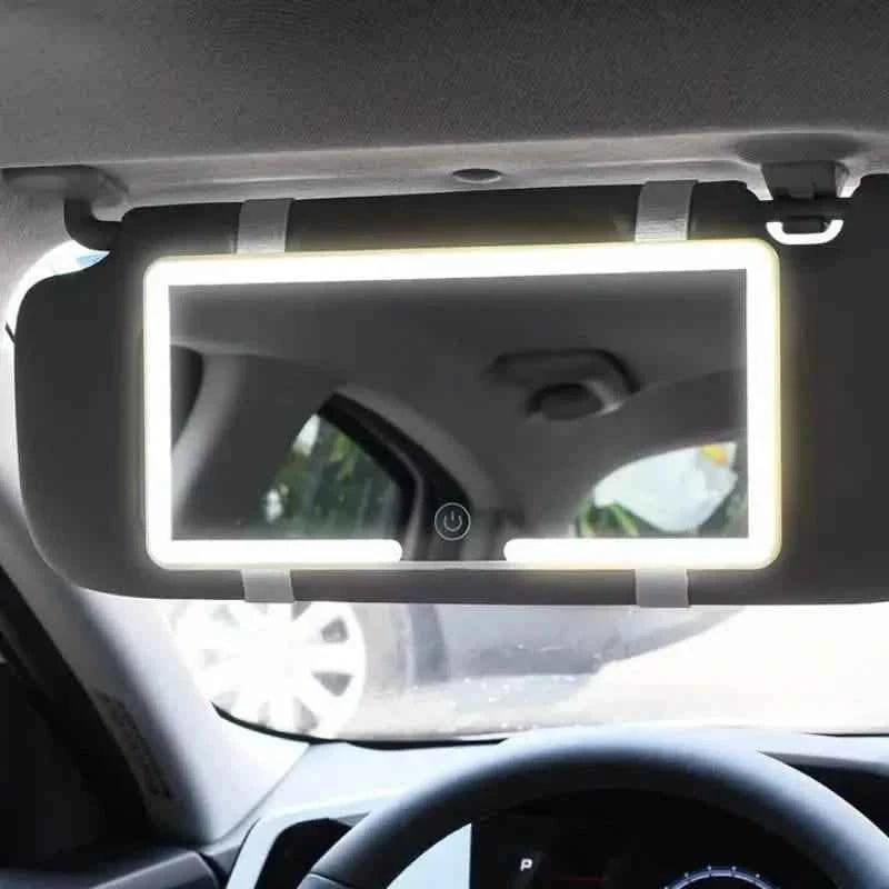 Car Mirror Vanity with LED Lights