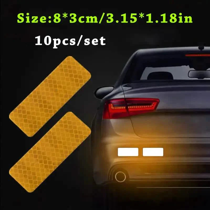 Car Truck Bumper Safety Reflective Warning Strip Stickers