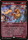 Thundering Raiju (NEO-389) - Kamigawa: Neon Dynasty: (Showcase)
