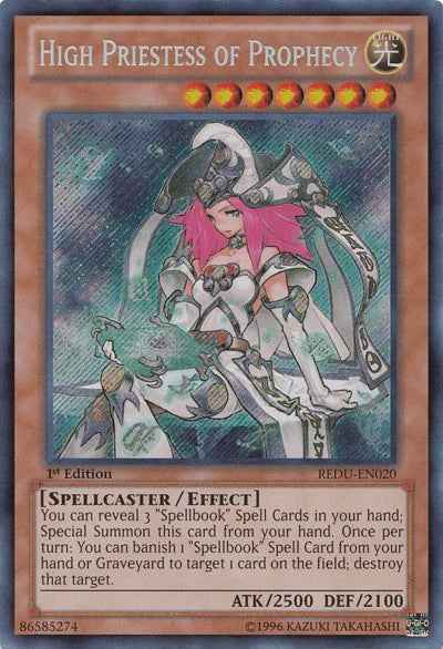 High Priestess of Prophecy [REDU-EN020] Secret Rare