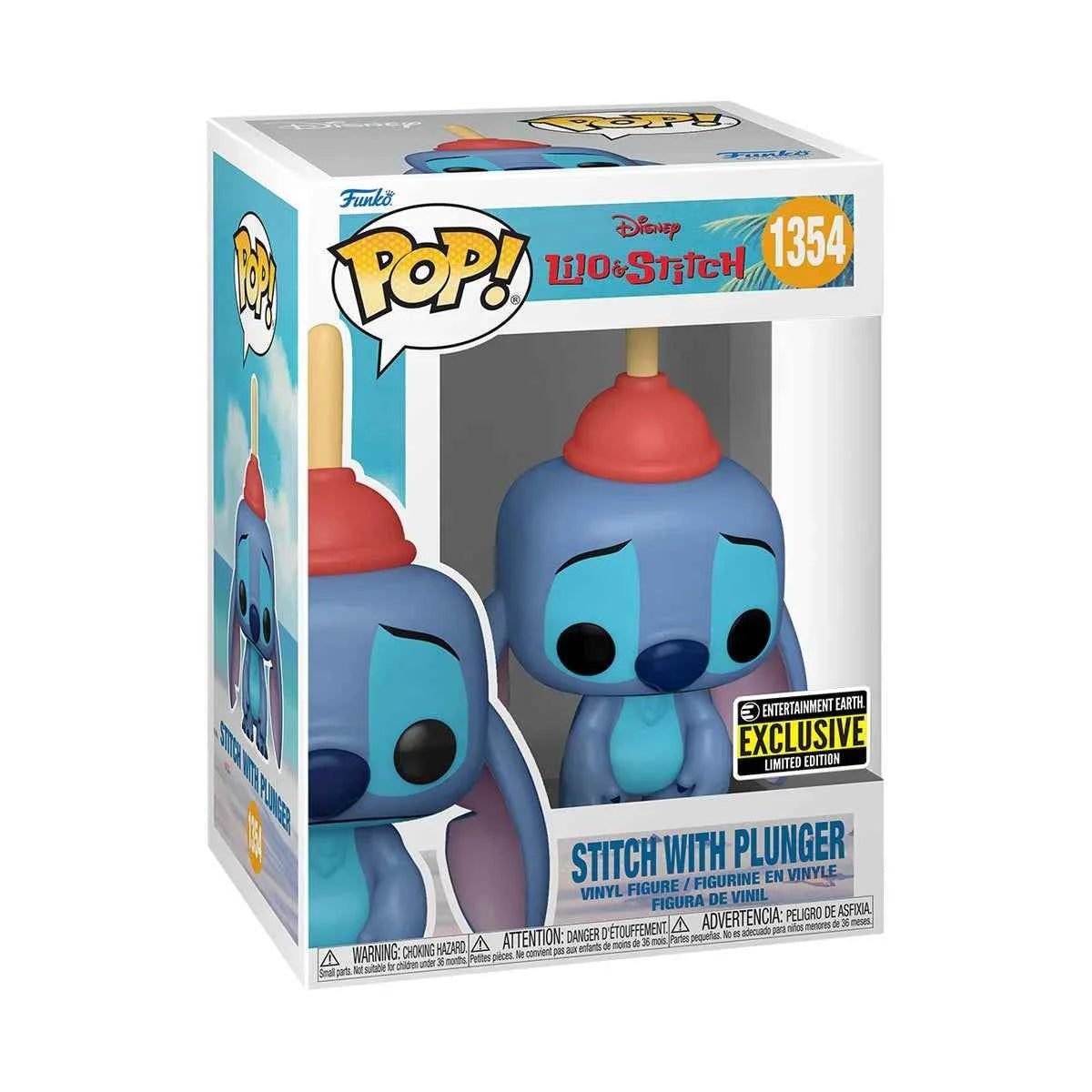 Funko Pop! Lilo & Stitch Stitch with Plunger - Entertainment Earth Exclusive
