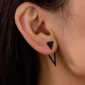 Chic Minimalist Triangle Design Earrings