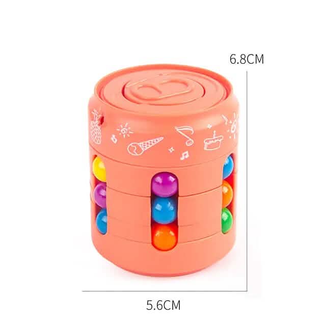 Coke Rubik's Cube Fingertip Rotating Roller Toy