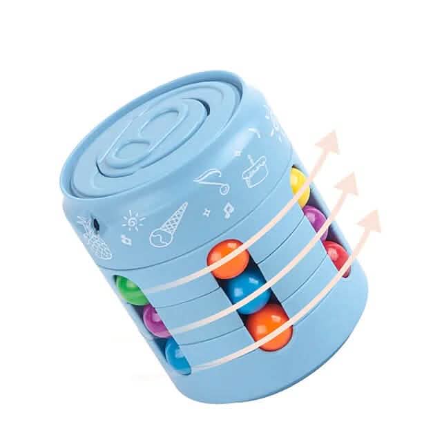 Coke Rubik's Cube Fingertip Rotating Roller Toy