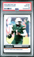 Graded 2024 Panini Instant NIL Cam Ward #CWF Rookie RC Football Card PSA 10 Gem Mint