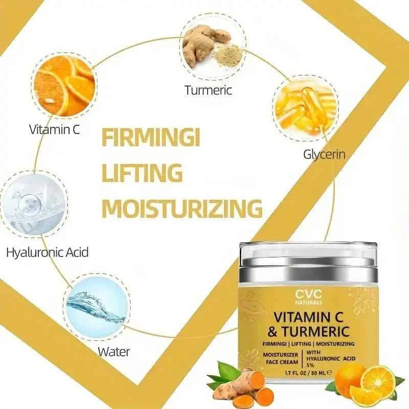 CVC Naturals Turmeric-Collagen Cream - Deeply Hydrating and Nourishing
