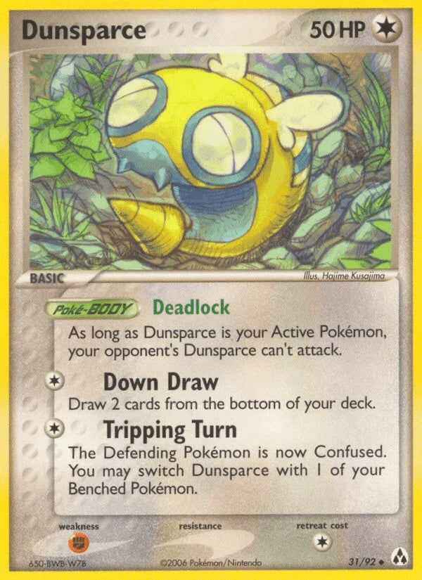 Dunsparce (31/92) [EX: Legend Maker]