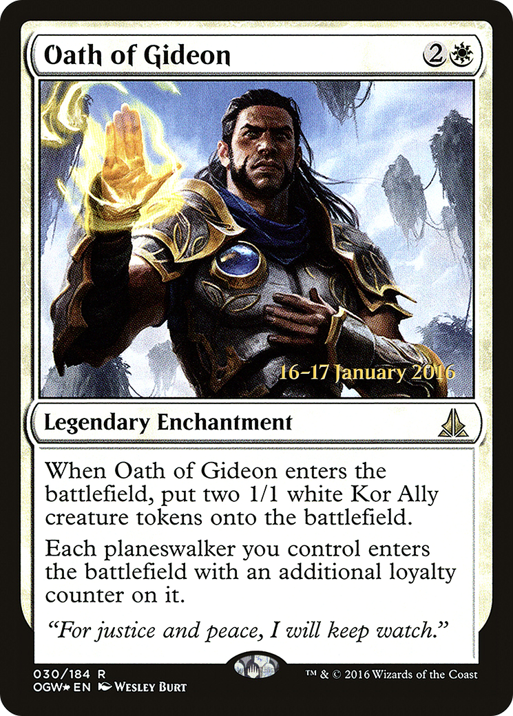 Oath of Gideon (PRE-30S) - Oath of the Gatewatch Promos Foil