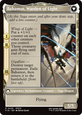 Dion, Bahamut's Dominant // Bahamut, Warden of Light (FIN-428) - FINAL FANTASY: (enchantment, Extended Art)