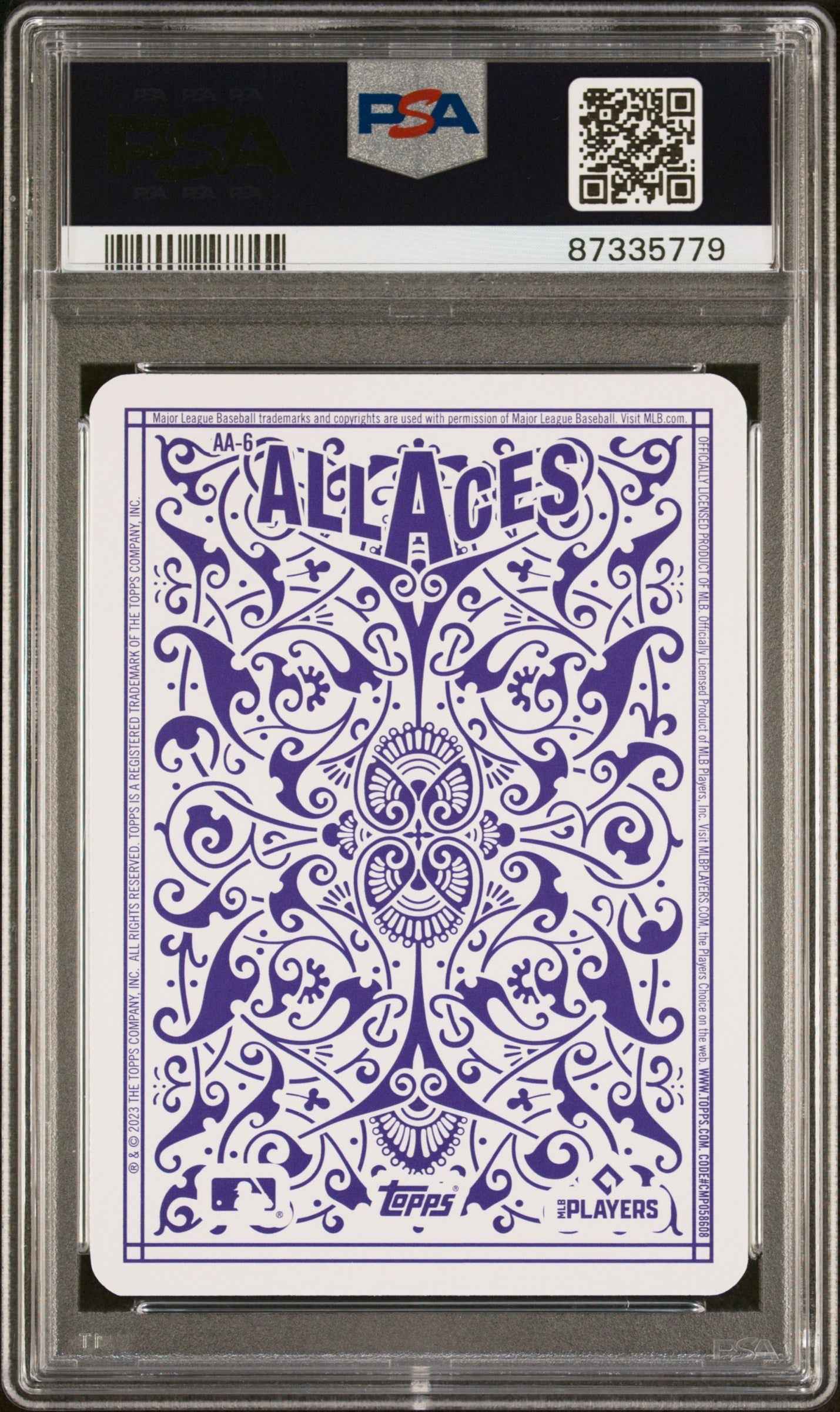 Graded 2023 Topps Justin Verlander #AA6 All Aces Baseball Card PSA 10 Gem Mint