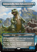 Pollywog Symbiote (IKO-372) - Ikoria: Lair of Behemoths / Babygodzilla, Ruin Reborn (Borderless) Foil