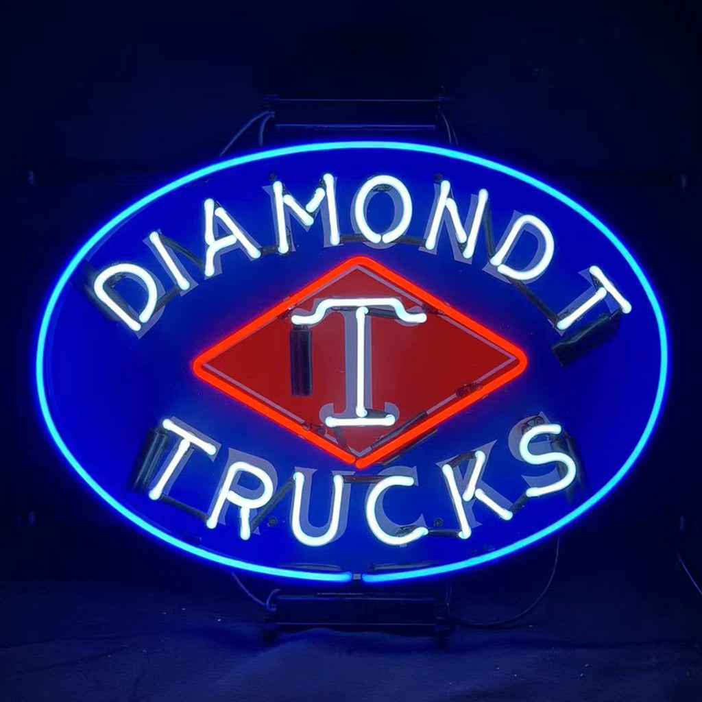 Diamond T Trucks Car Neon Signs Light