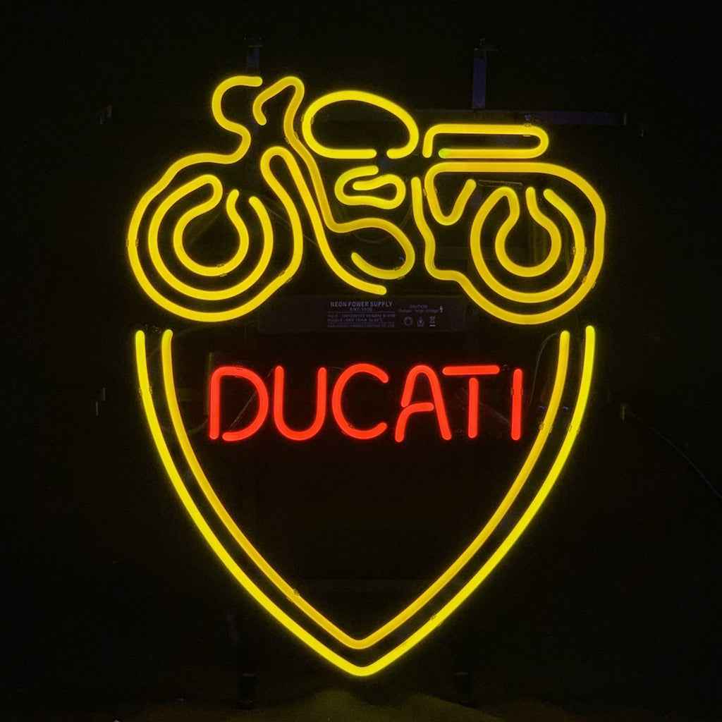Ducati Motorcycle Neon Sign Light