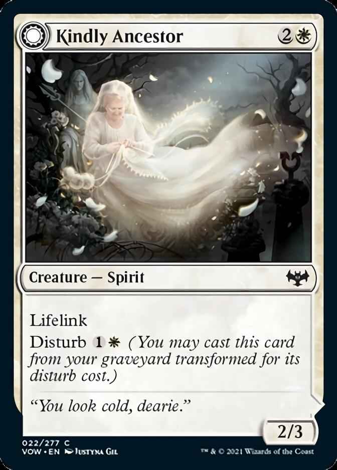 Kindly Ancestor // Ancestor's Embrace (VOW-022) - Innistrad: Crimson Vow: (Double Faced Transform)