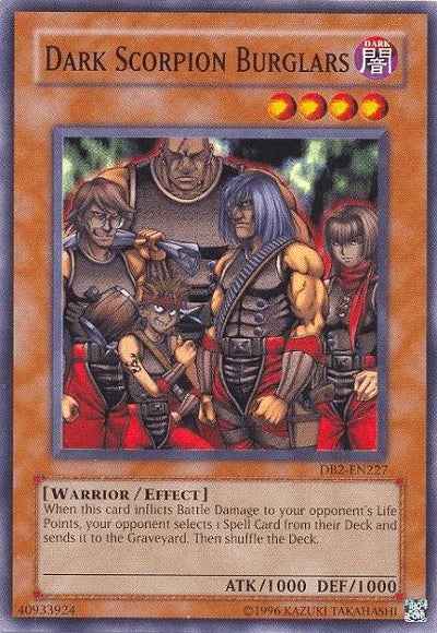 Dark Scorpion Burglars [DB2-EN227] Common