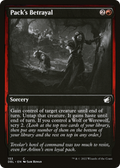 Pack's Betrayal (DBL-153) - Innistrad: Double Feature