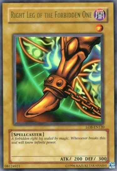 Right Leg of the Forbidden One [LOB-EN120] Ultra Rare