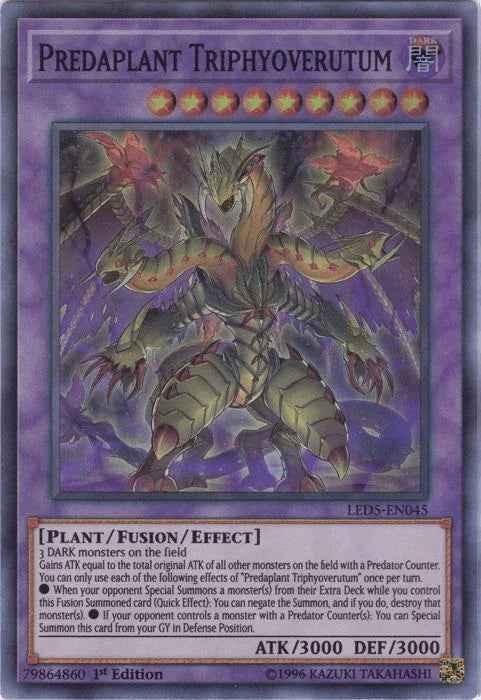 Predaplant Triphyoverutum [LED5-EN045] Super Rare