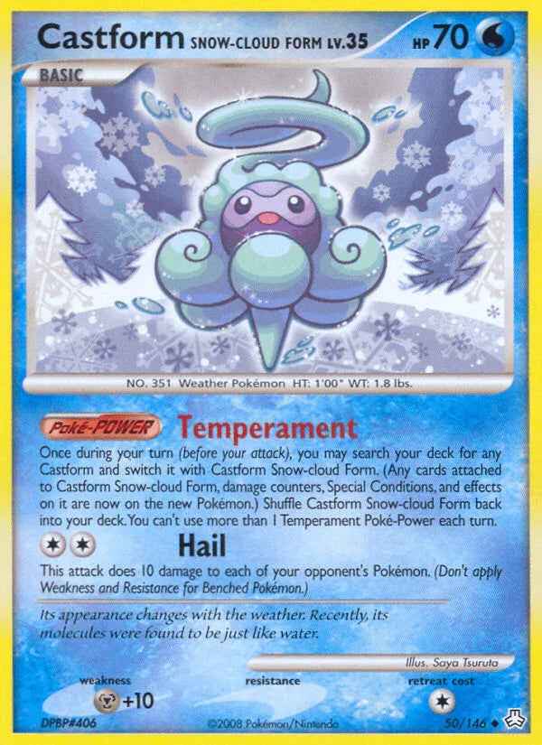 Castform Snow-cloud Form (50/146) [Diamond & Pearl: Legends Awakened]