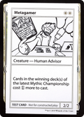 Metagamer (CMB1-008) - Mystery Booster Playtest Cards 2021