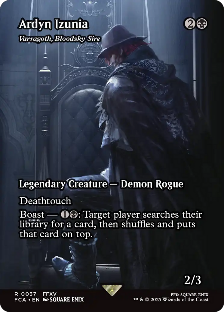 Ardyn Izunia - Varragoth, Bloodsky Sire (Showcase) (FCA-037) - FINAL FANTASY: Through the Ages / Ardyn Izunia (Borderless) Foil