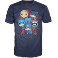 Funko POP! Tees Captain America 80th Across the Years (Size Small) T-Shirt Collector Corps Exclusive