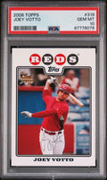 Graded 2008 Topps Joey Votto #319 Rookie RC Baseball Card PSA 10 Gem Mint