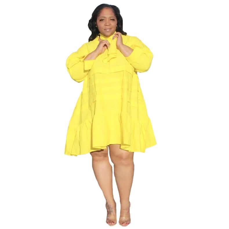 Echoine Women's Oversized Loose Ladies Midi Dress