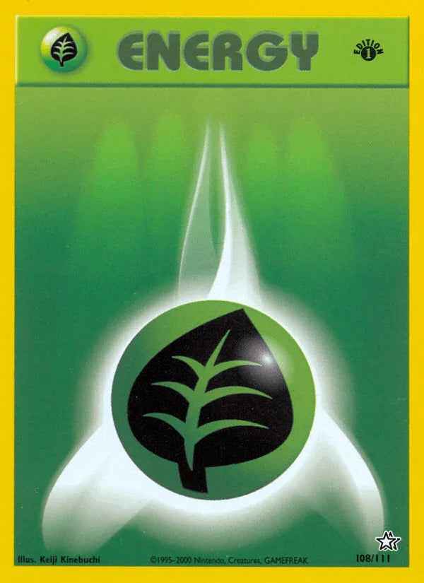 Grass Energy (108/111) [Neo Genesis 1st Edition]