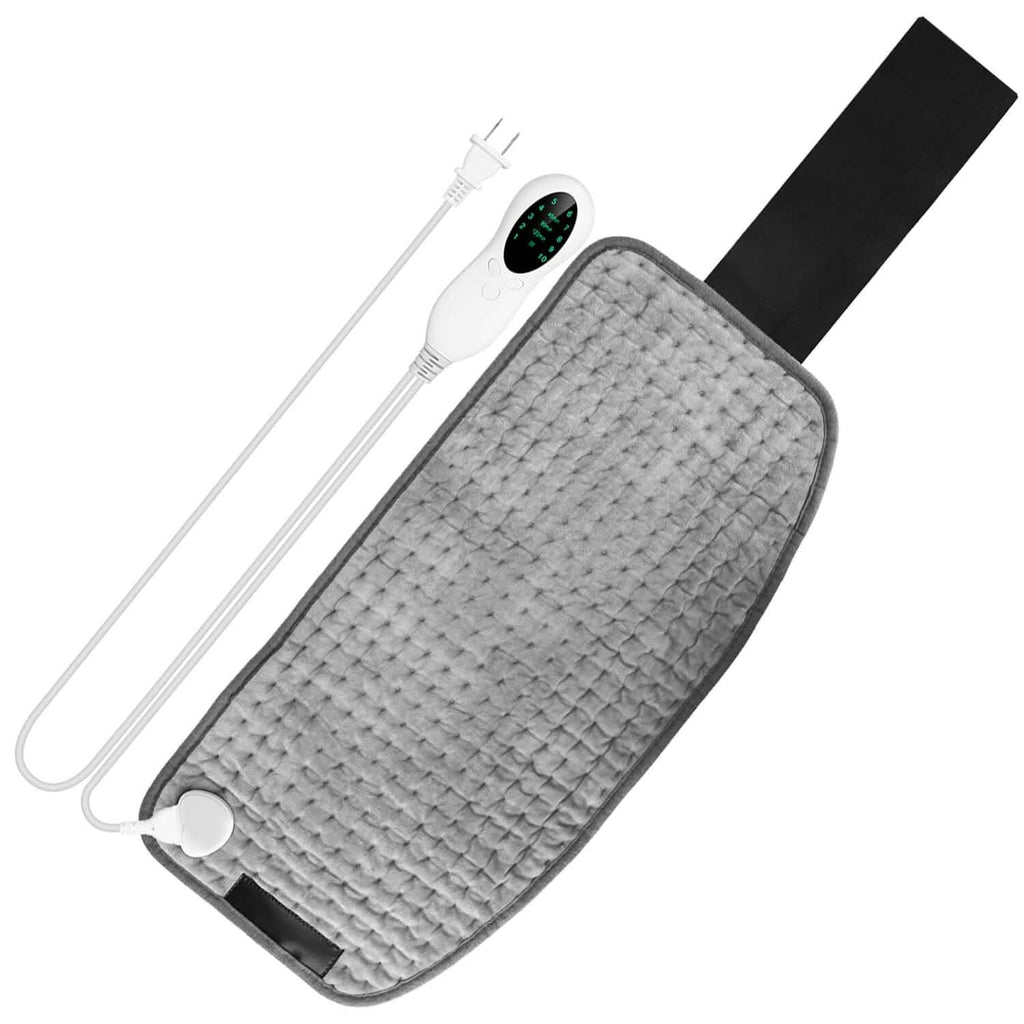Electric Heating Pad for Back Abdomen Shoulder with 10 Adjustable Temperature Smart Timer Setting