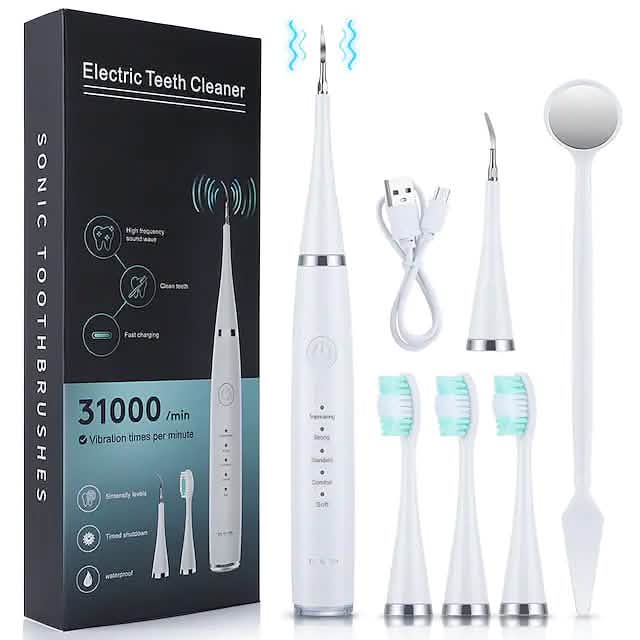 Electric Toothbrush Sonic Dental Scaler Teeth Whitening Kit