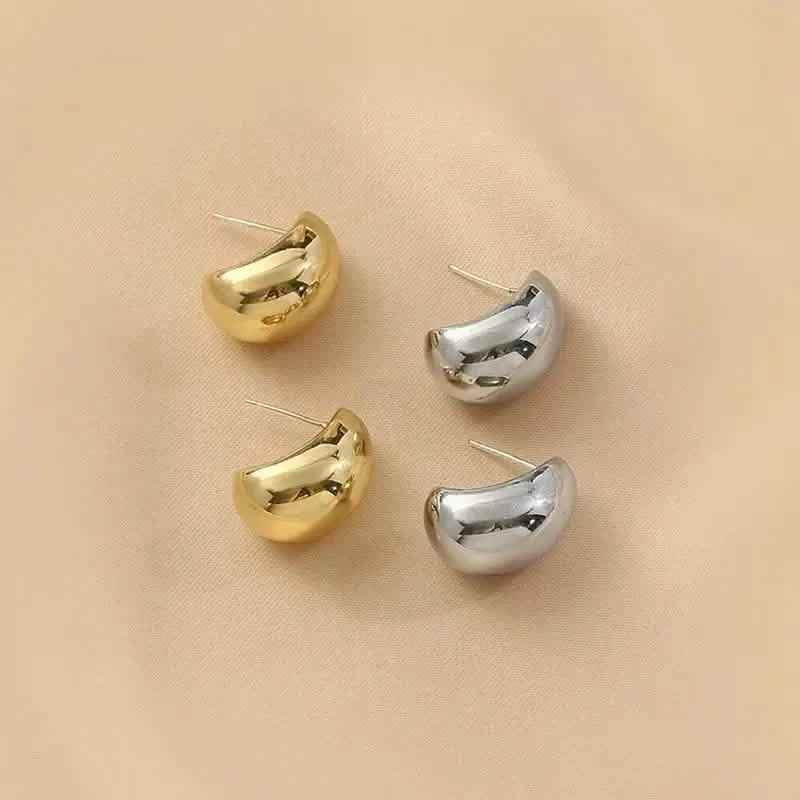 Elegant Water Drop Hoop Earrings for Women