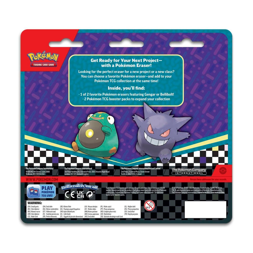 2 Booster Packs & Bellibolt Eraser