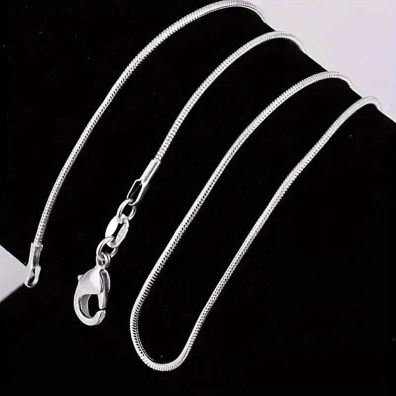 Exquisite Casual Snake Necklace Collarbone Chain Couple Pendant