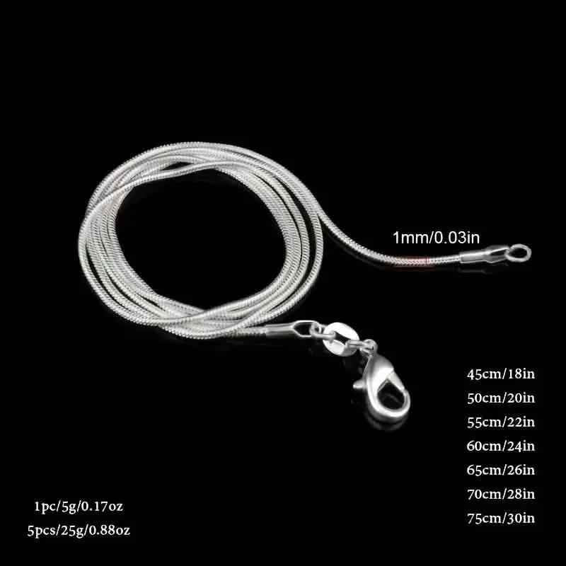 Exquisite Casual Snake Necklace Collarbone Chain Couple Pendant