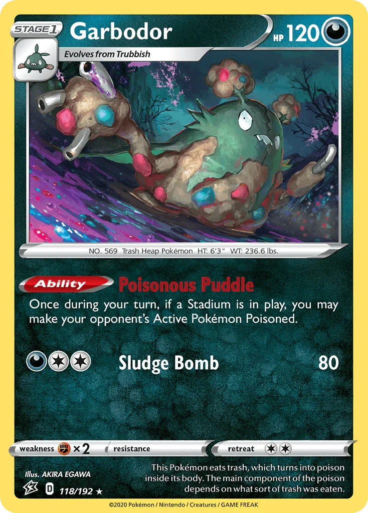 Garbodor (118/192) [Sword & Shield: Rebel Clash]