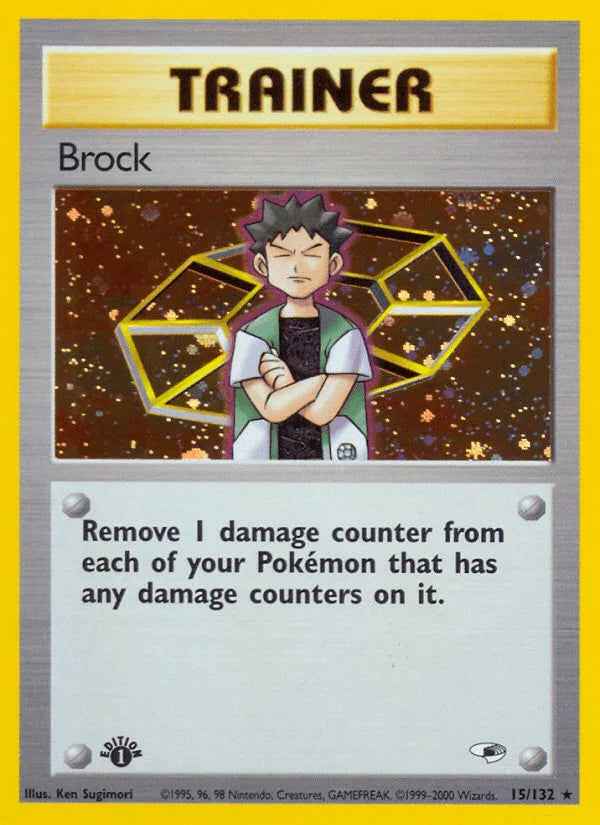 Brock (15/132) [Gym Heroes 1st Edition]