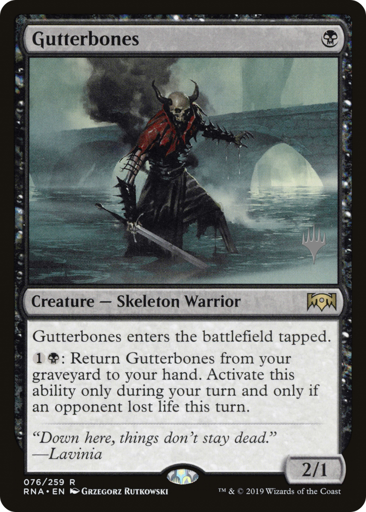 Gutterbones (PPM20-76P) - Ravnica Allegiance Promos