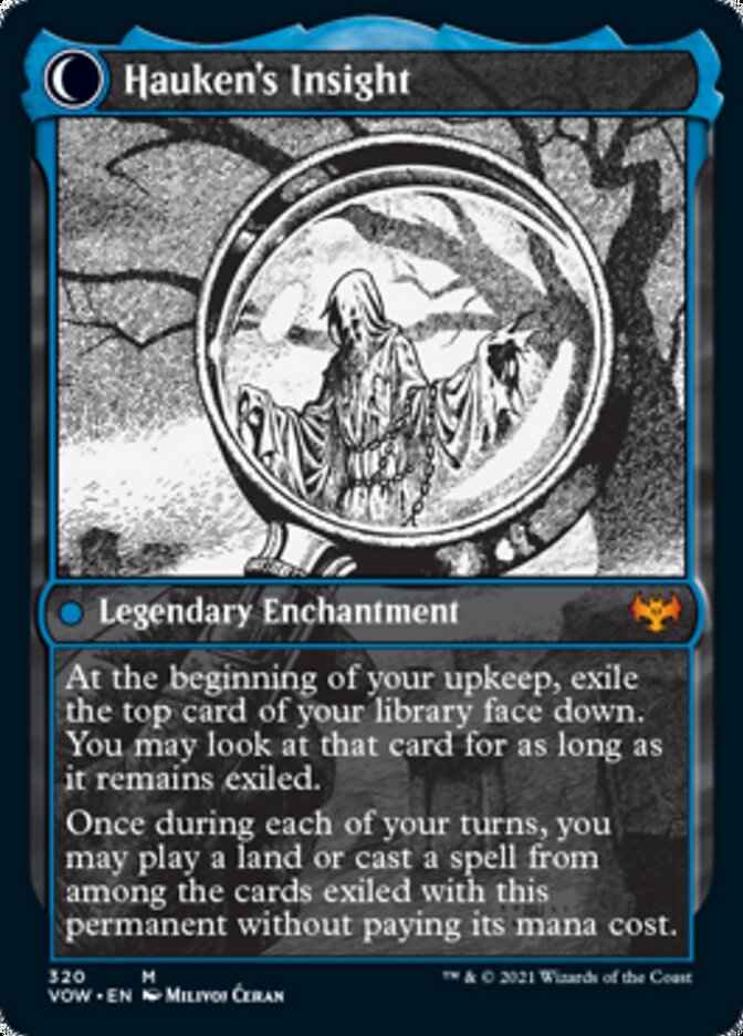 Jacob Hauken, Inspector // Hauken's Insight (VOW-320) - Innistrad: Crimson Vow: (Showcase, Double Faced Transform)